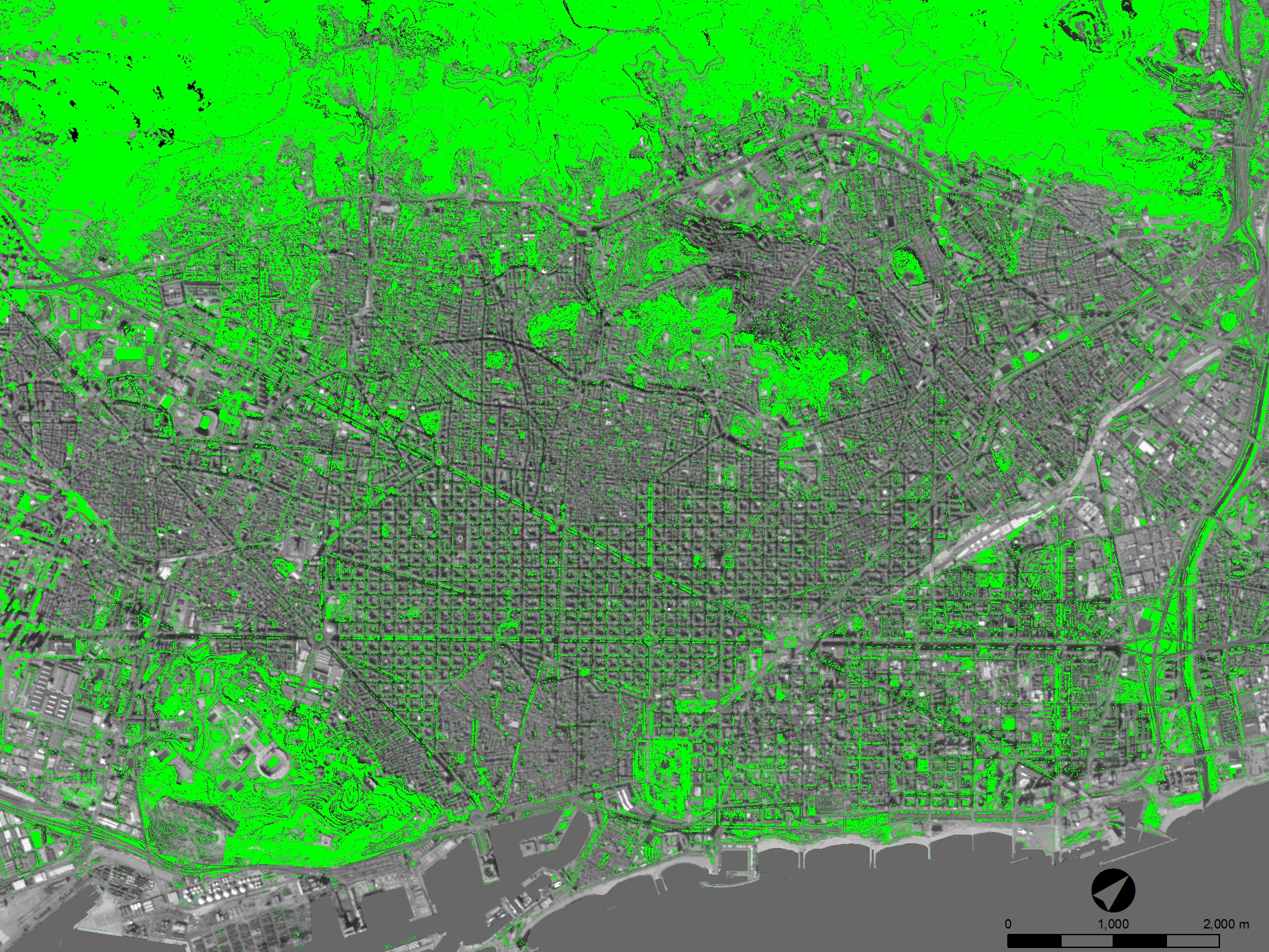 Barcelona Regional - Detecció i anàlisi de l'infraestructura verda de Barcelona