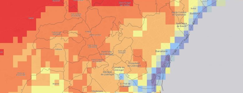 Barcelona Regional - Escenaris climàtics futurs. Servidor de mapes downscaling metropolità