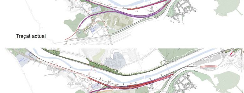 Barcelona Regional - Estudi del soterrament superficial R2 Vallbona-Montcada