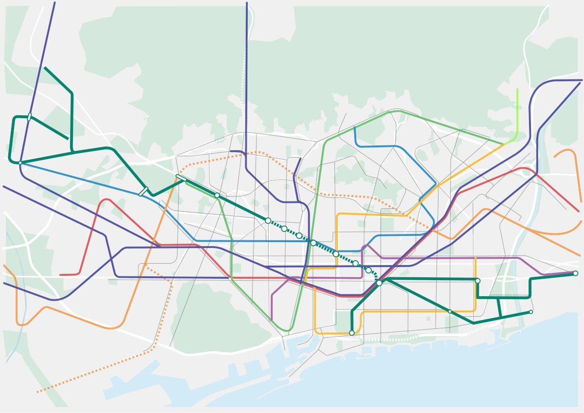 Barcelona Regional - Avaluació de la connexió dels sistemes de tramvies del Baix Llobregat i del Besòs